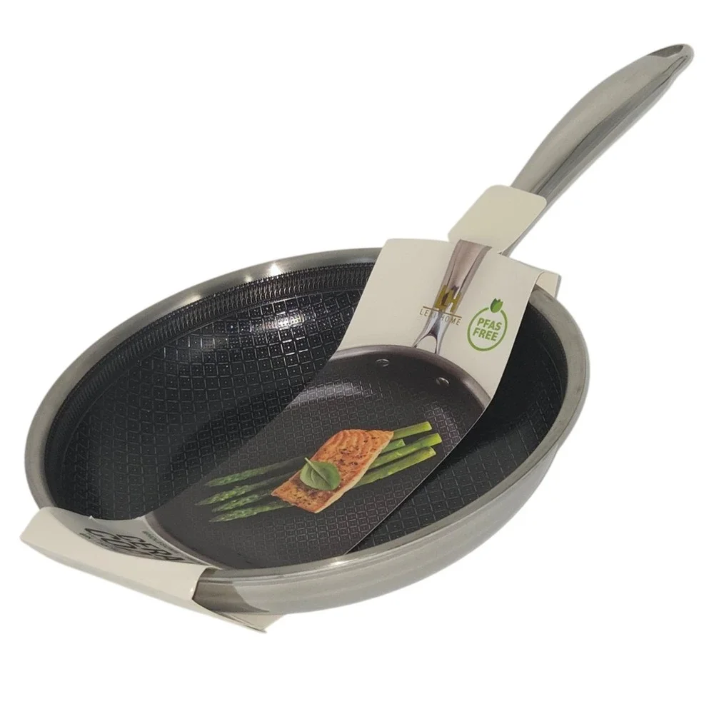 Lexi Home Ceramic Coated TriPly Stainless Steel 8